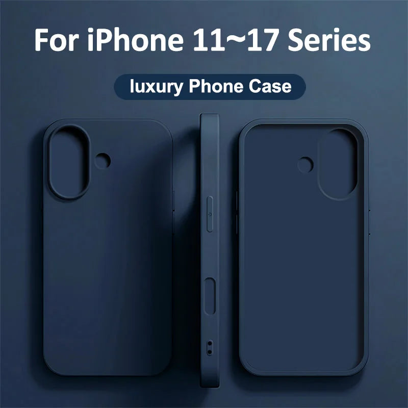 Funda de Silicona para iPhone 11 al 17 Air