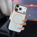 Funda Magnética de Piel para iPhone Compatible con MagSafe