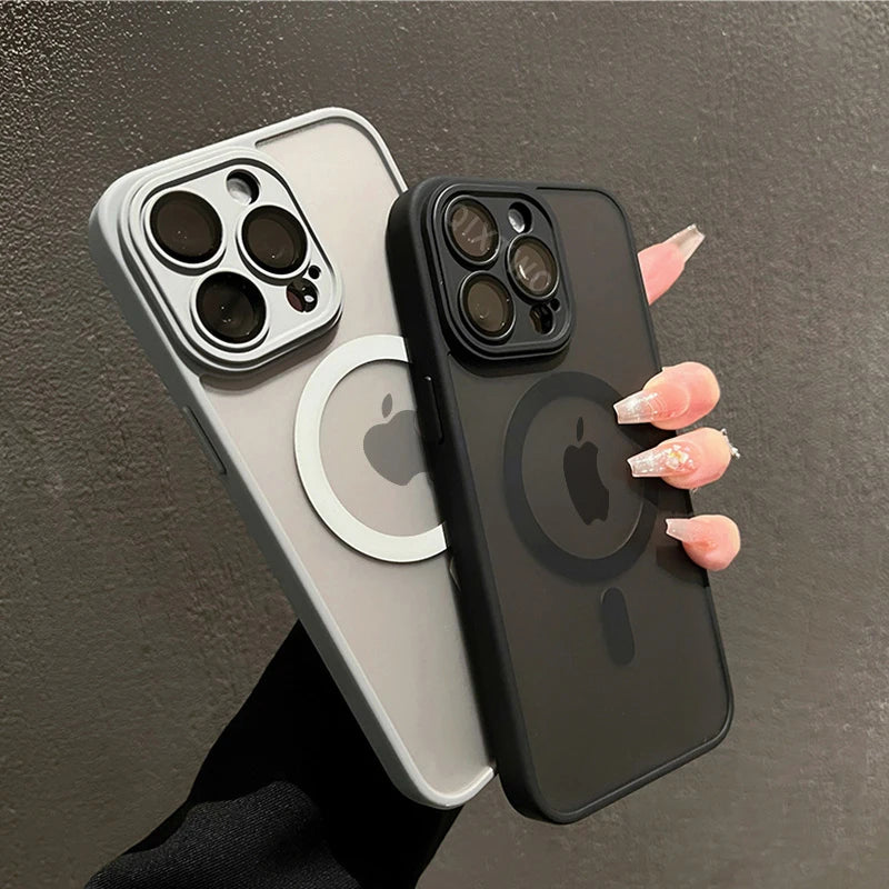 Funda Matte Armor Magnética para iPhone Compatible con MagSafe