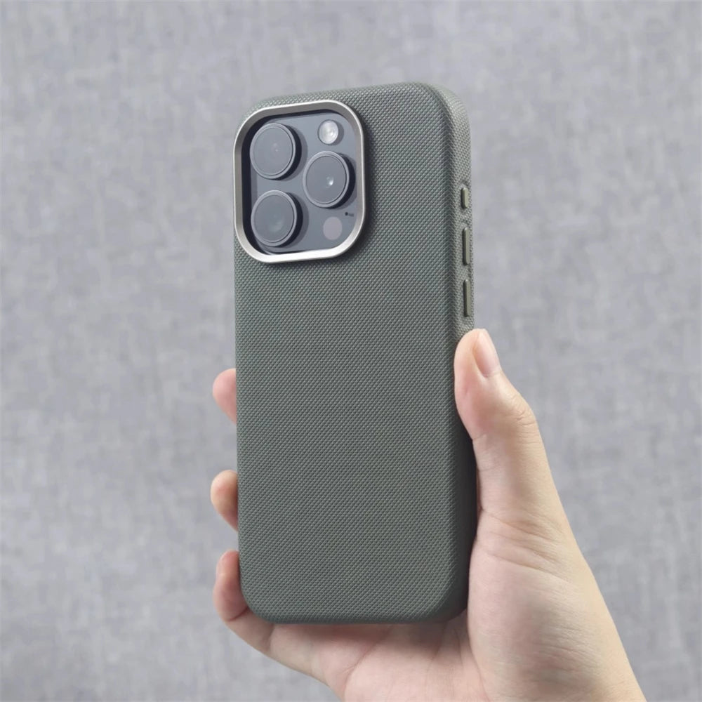 Funda de Cuero Magnética MagSafe para iPhone