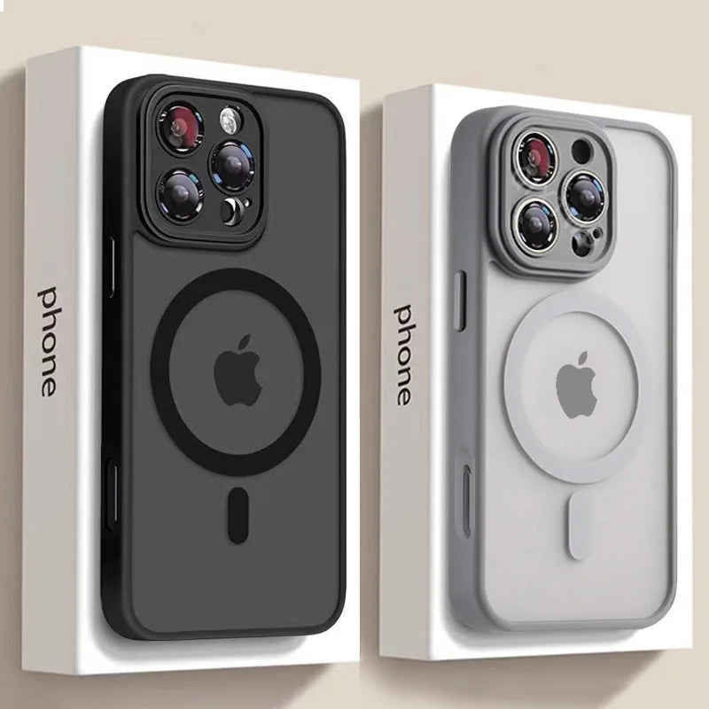 Funda Matte Armor Magnética para iPhone Compatible con MagSafe