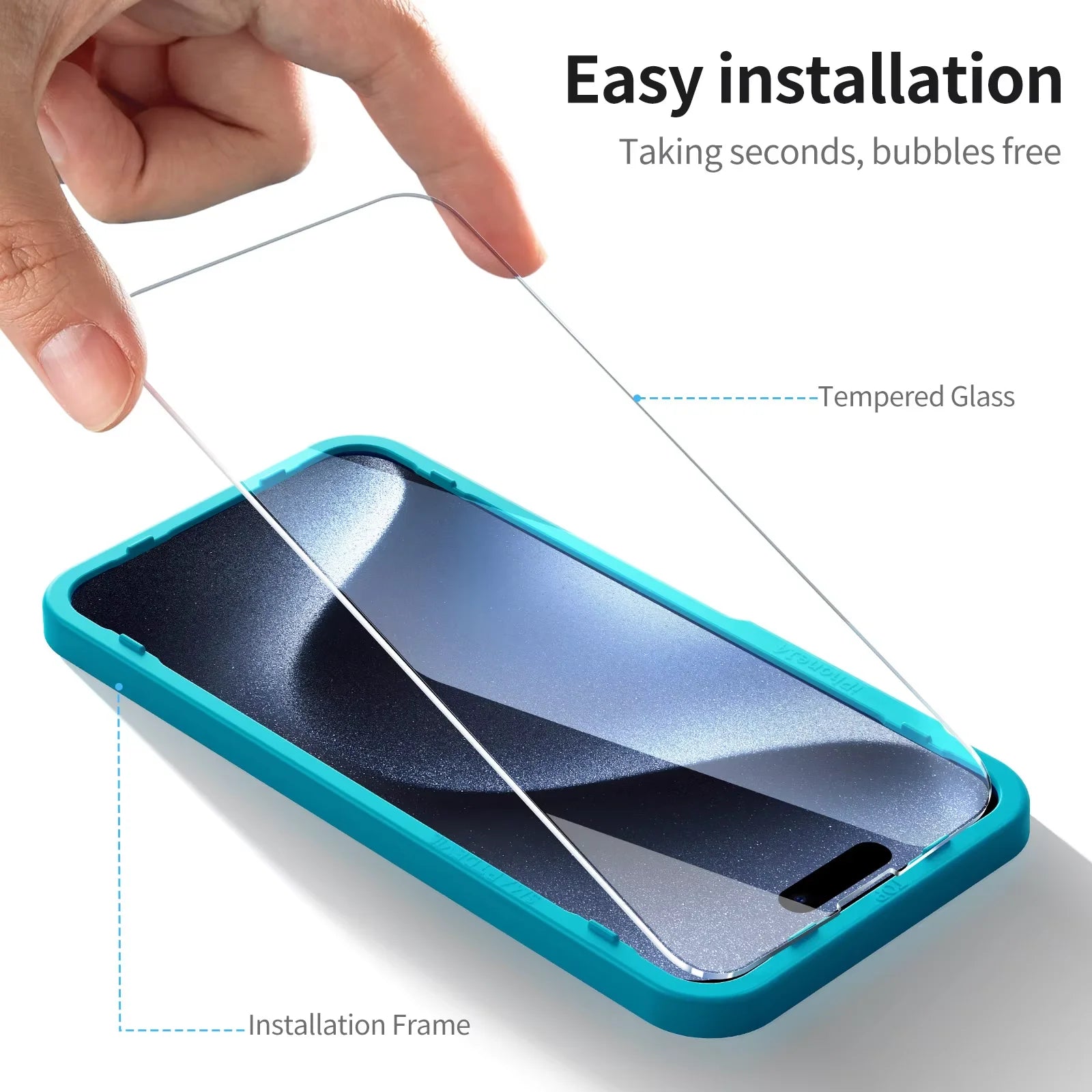 Protector de Pantalla HD Vidrio Templado para iPhone