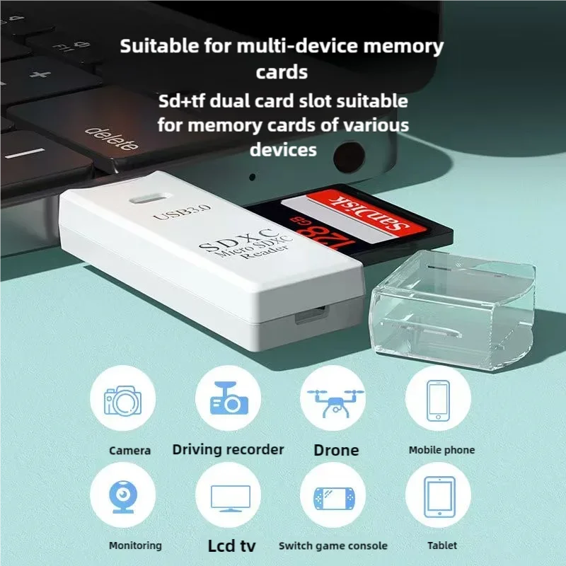 Lector de Tarjetas USB 2 en 1 SD y MicroSD