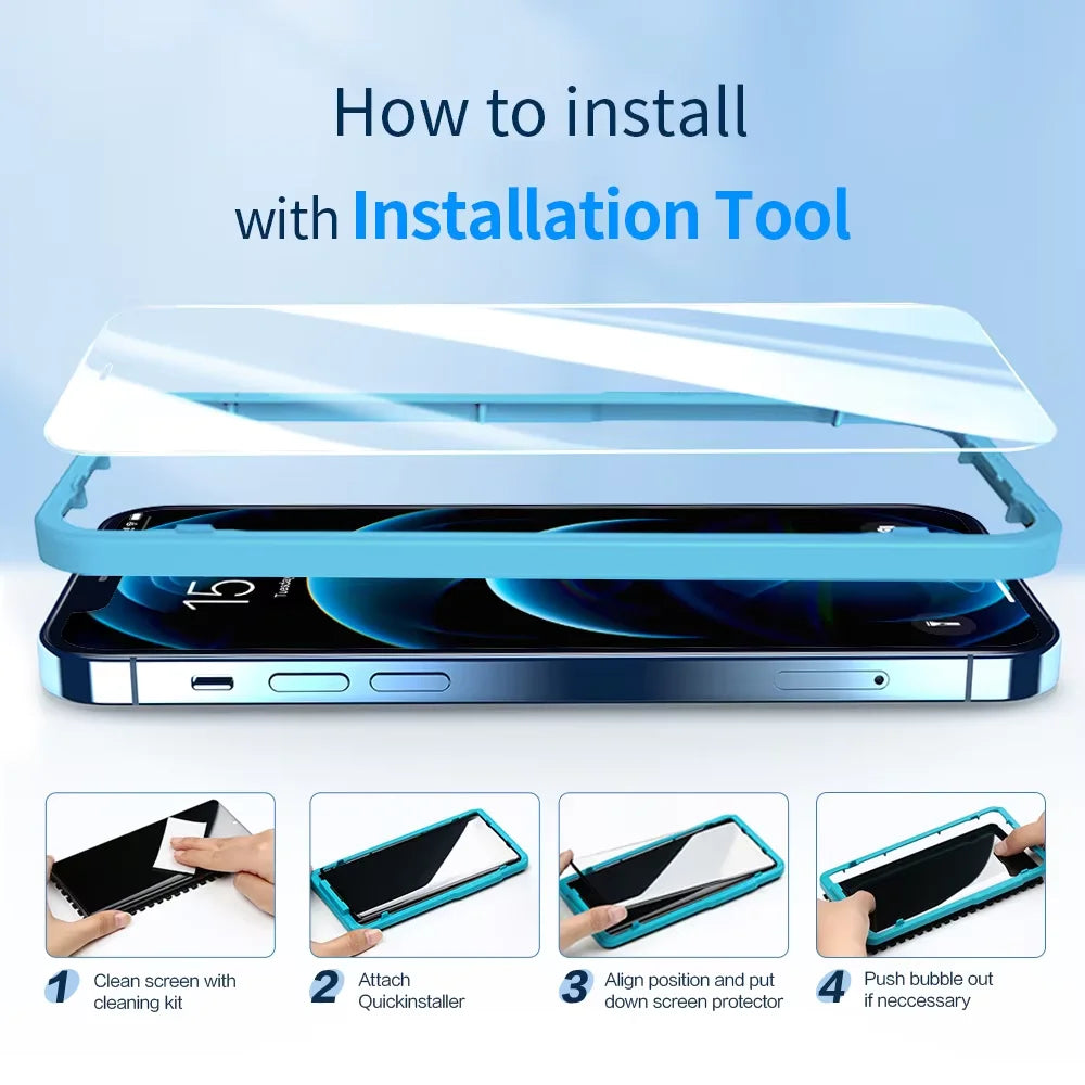 Protector de Pantalla HD Vidrio Templado para iPhone