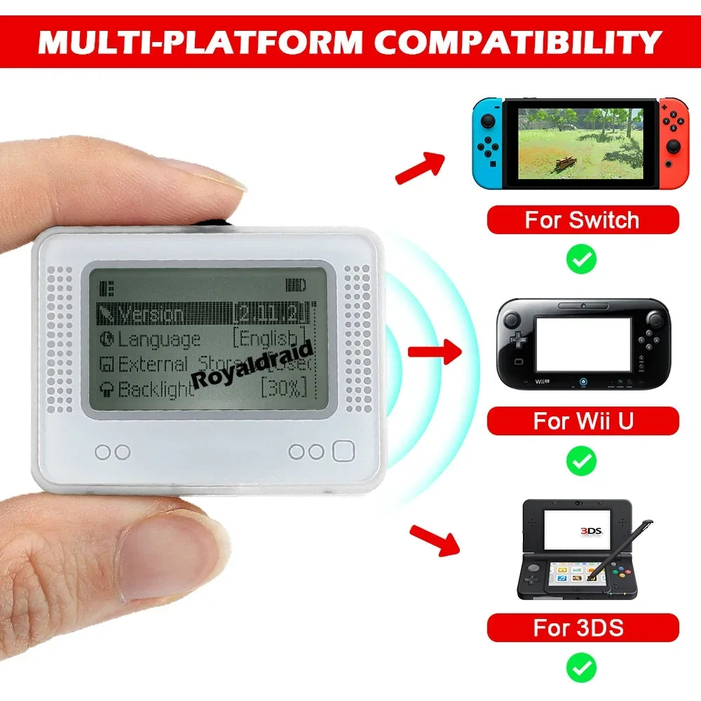 Simulador de Amiibo Recargable Compatible con Switch, 3DS y Wii U