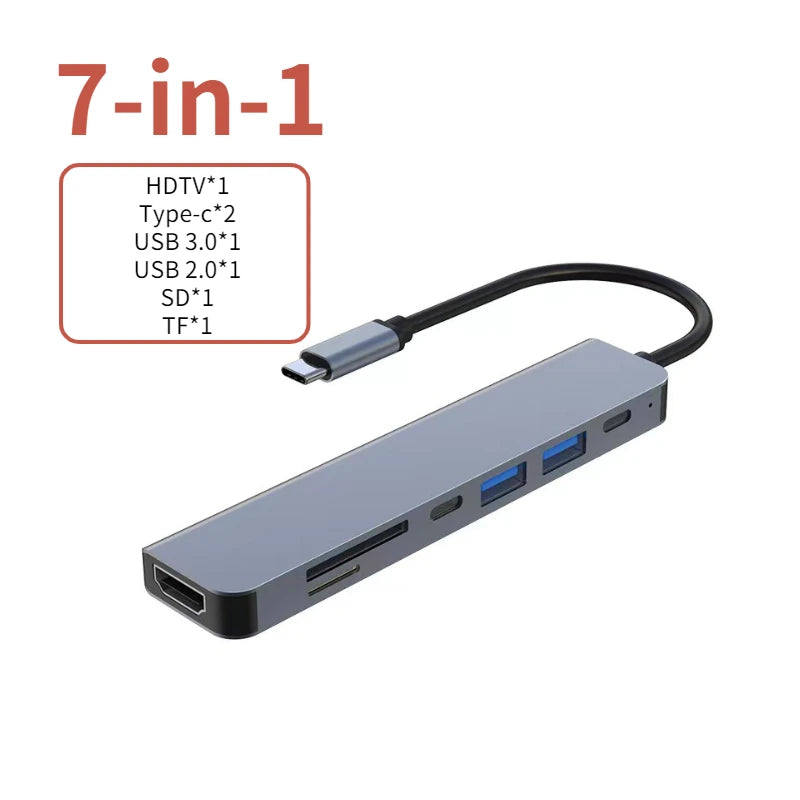 USB C Hub a 4K HDMI-Compatible USB 3.0 2.0