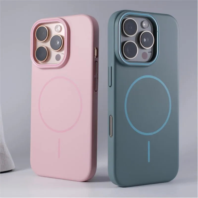 Funda Mate MagSafe de PC Duro para iPhone 11 al 17 Air