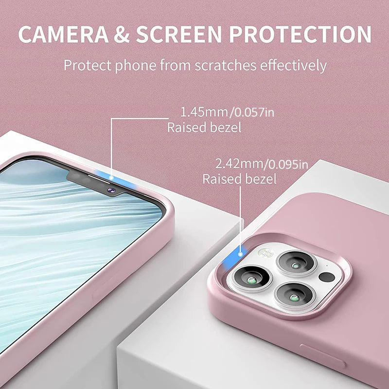 Funda de Silicona para iPhone 11 al 17 Air