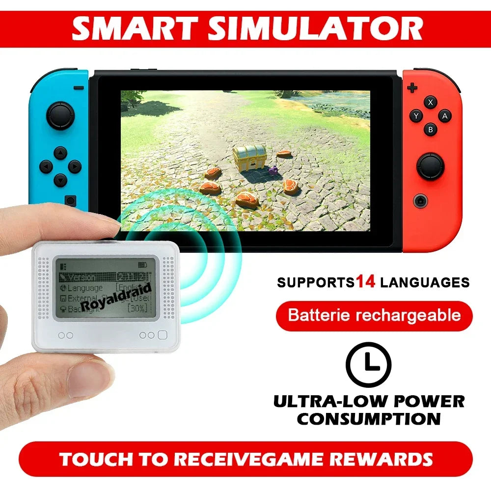 Simulador de Amiibo Recargable Compatible con Switch, 3DS y Wii U