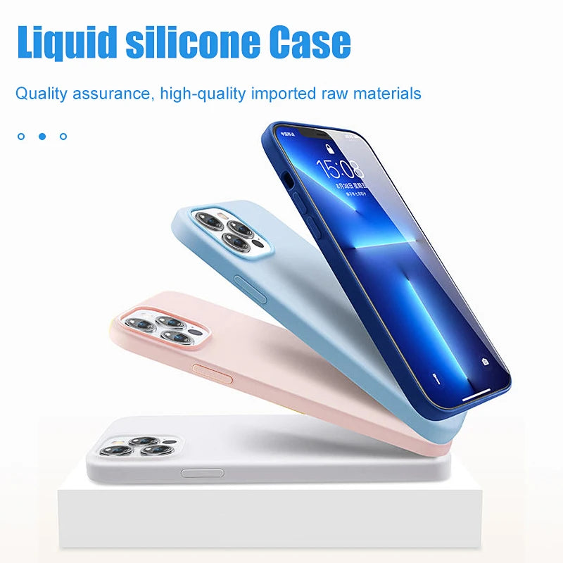 Funda de Silicona para iPhone 11 al 17 Air