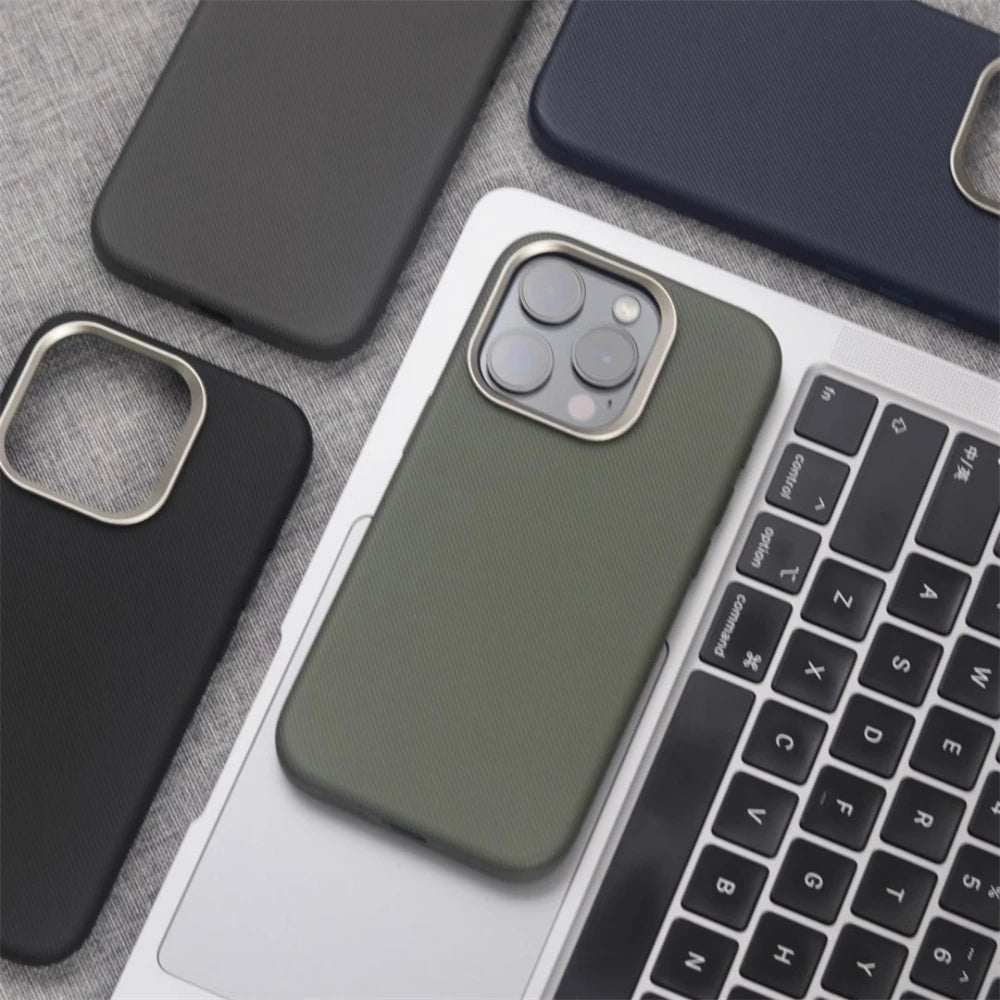 Funda de Cuero Magnética MagSafe para iPhone