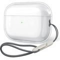 Funda Transparente de Silicona para AirPods con Correa