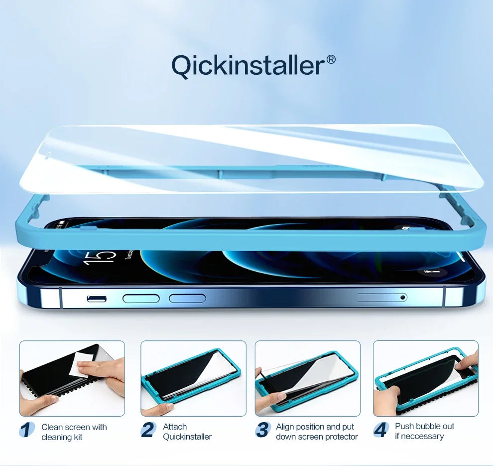 Protector de Pantalla HD Vidrio Templado para iPhone