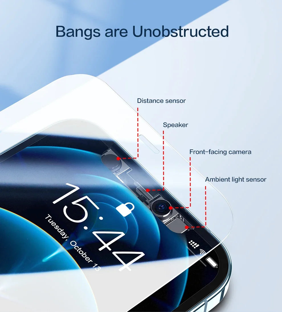 Protector de Pantalla HD Vidrio Templado para iPhone