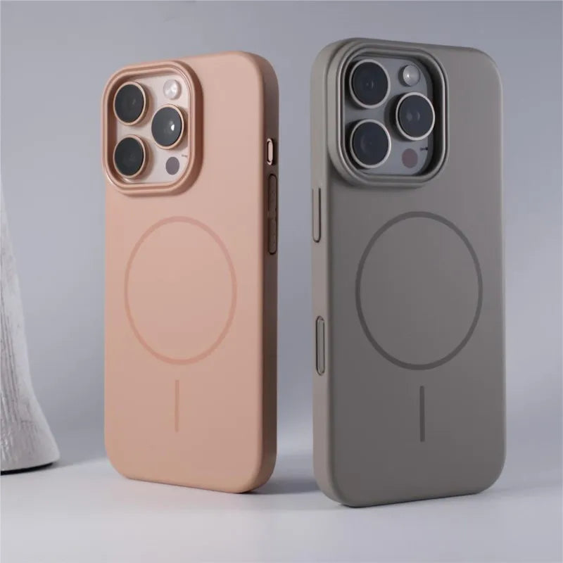 Funda Mate MagSafe de PC Duro para iPhone 11 al 17 Air