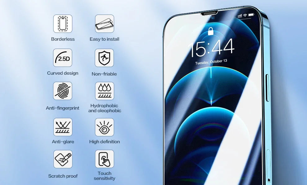 Protector de Pantalla HD Vidrio Templado para iPhone