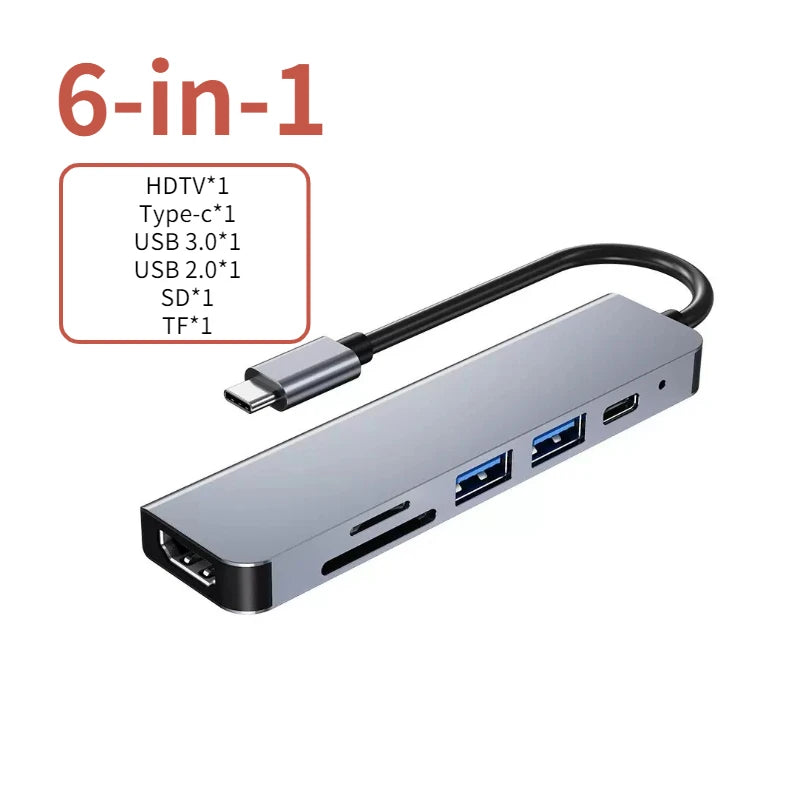 USB C Hub a 4K HDMI-Compatible USB 3.0 2.0